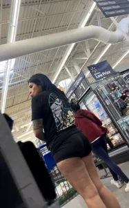 Sexy Latina Ass in Spandex Shorts