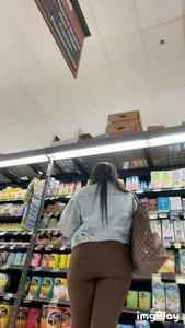 Ebony ass in tight pants
