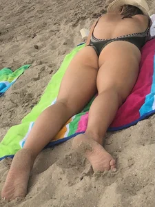 Sunbathers all shapes and sizes, nice asses