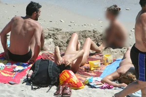 Continesti nude beach girls in Romania