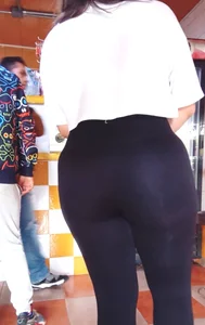 Mexican Thick Hungry Girl In Black Leggings OC