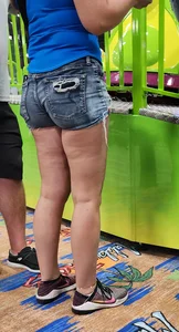 Cute Blonde Milf in shorts