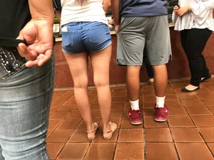 Nice tight jean shorts