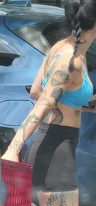 Slim Fit Tattooed baddie with Awesome Tits