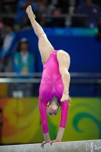 Candid gymnasts