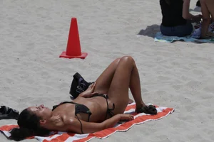 Candid Florida beach and bikini girls