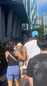 Sexy Little Butt in Tight Spandex Shorts on the Street, Sneaky Photo