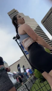 I’m back with a banger! Sexy thick pawg in Lulu biker shorts