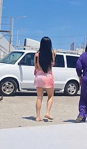 beauty pink girl, pretty face