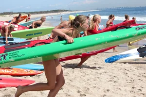Bunch of sexy lifeguard tournament girls from 2013