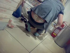 Huge collection of whale tails, ass cracks and panty peeks in public