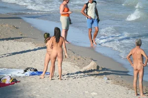 Continesti nude beach girls in Romania