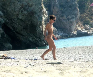 Nude beach and topless girls