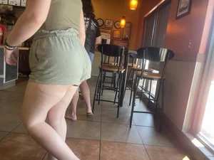 Public Beauties | Showing Off Cheeks In Front Of Dad