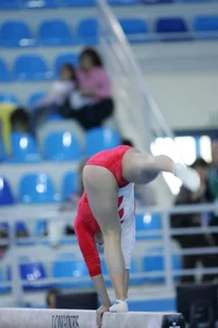 Candid gymnasts