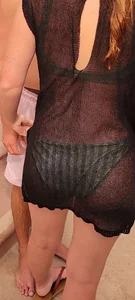 Palm springs redhead teen green bikini