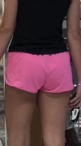 Leggings and shorts while running errands