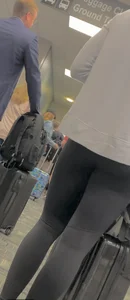 Milf asses at airport