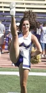 Candid cheerleaders