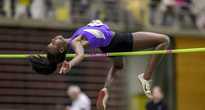 Canadian girls at an Alberta track and field tournament