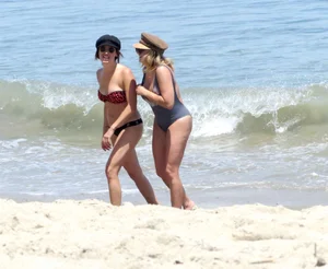 Ashley Tisdale in bikini on the beach in Malibu