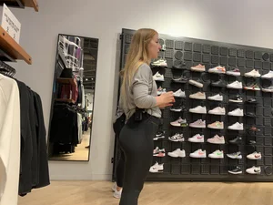 Beautiful blonde with nice round ass
