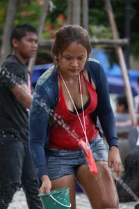 Water Festival girls in Thailand