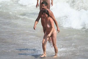 Continesti nude beach girls in Romania