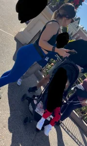 OC chick blue leggings