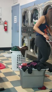Laundromat leggings OC. caught?