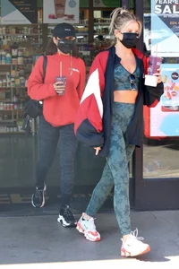 Vanessa Hudgens with GG Magree seen outside Earthbar in West Hollywood
