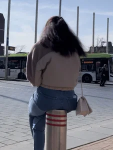 She likes it big in her ass