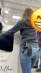 Slim Costco worker with a nice ass in jeans