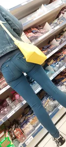 (OC) Milf in tights jeans at Walmart