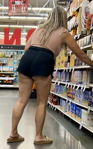 Ass Cheeks, Pouty Lips and Big MILF Tits