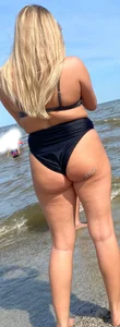 Standers on the beach