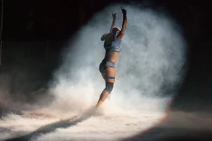 Sexy female football players with hot bodies