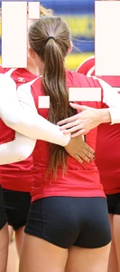 Volleyball Player in Spandex Shorts