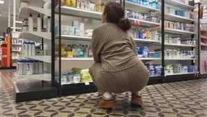 Jiggly Bubble Butt VPL Wedgie