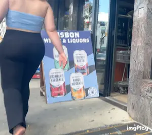 Thick Portuguese Baddie with a BBL in spandex flares