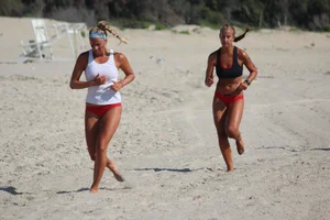 Bunch of sexy lifeguard tournament girls from 2013
