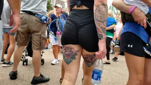 Ruched tight booty shorts