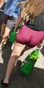 PAWG in incredible lighting and tiny tight shorts. Visible thong line and feet. Thick thighs and calf tatts. (OC)
