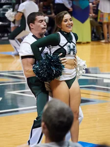 Candid cheerleaders