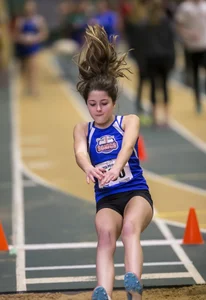 Canadian girls at an Alberta track and field tournament