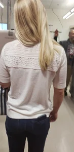 Blonde in Jeans With Nice Ass