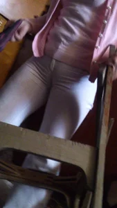 Tight Jeans Camel-toe Closeup Creepshot