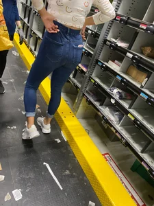 Latina teen at work