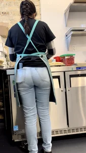 Latina vpl in blue jeans