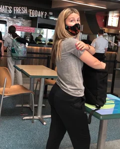 Tight blonde pawg